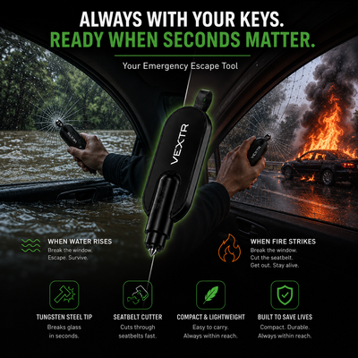 Multi-functional Window Breaking Machine Two-in-one Emergency Safety Hammer